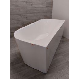 Outlet - Oltens Hulda wanna narożna 160x75 cm biała 11003000