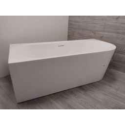 Outlet - Oltens Hulda wanna narożna 160x75 cm biała 11003000