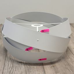 Outlet - Zuma Line Tornado lampa wisząca 1x40W biały 1113