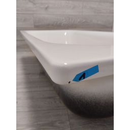 Outlet - Kaldewei Saniform Plus wanna prostokątna 140x70 cm model 360-1 z powierzchnią uszlachetnioną biała 111500013001
