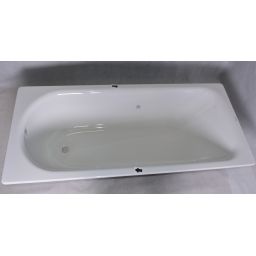 Outlet - Kaldewei Saniform Plus wanna prostokątna 170x75 cm biała 112630003001