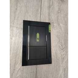 Outlet - Geberit Omega20 przycisk spłukujący do WC chrom błyszczący-czarny 115.080.KM.1