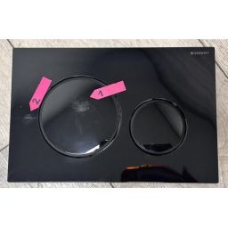 Outlet - Geberit Sigma20 przycisk spłukujący czarny połysk/czarny mat 115.882.DW.1