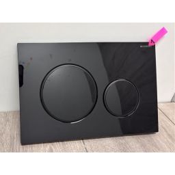 Outlet - Geberit Sigma20 przycisk spłukujący czarny połysk/czarny mat 115.882.DW.1