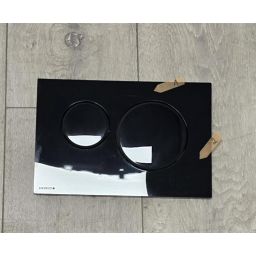 Outlet - Geberit Sigma20 przycisk spłukujący czarny połysk/czarny mat 115.882.DW.1