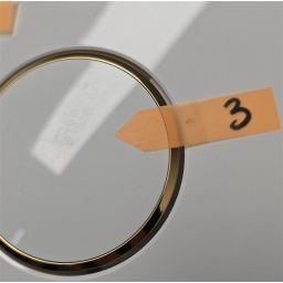 Outlet - Geberit Sigma przycisk spłukujący do WC biały-złoty 115.882.KK.1