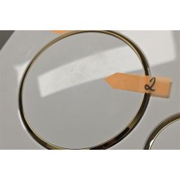 Outlet - Geberit Sigma przycisk spłukujący do WC biały-złoty 115.882.KK.1