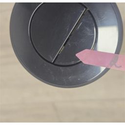 Outlet - Geberit Typ10 przycisk spłukujący WC czarny/czarny mat 116.055.DW.1