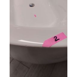 Outlet - Oltens Begna wanna przyścienna 170x75 cm owalna biała 12011000