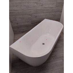 Outlet - Oltens Begna wanna przyścienna 170x75 cm owalna biała 12011000