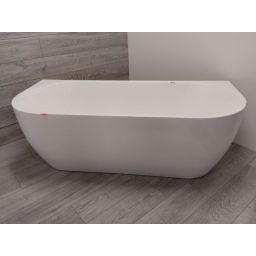 Outlet - Oltens Begna wanna przyścienna 170x75 cm owalna biała 12011000