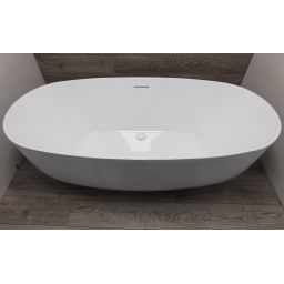 Outlet - Oltens Ebba wanna wolnostojąca 170x80 cm owalna biała 12012000