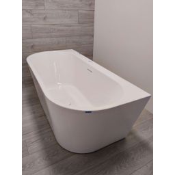 Outlet - Oltens Hulda wanna przyścienna 160x75 cm biała 12020000