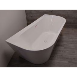 Outlet - Oltens Hulda wanna przyścienna 160x75 cm biała 12020000