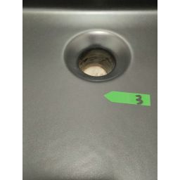 Outlet - Bocchi Milano umywalka 50x40 cm nablatowa Clean Plus+ czarny mat 1215-004-0325