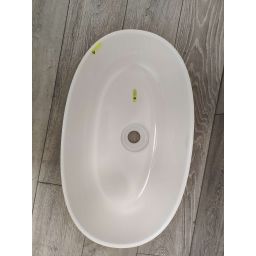 Outlet - Ksuro 02 umywalka 60x36 cm nablatowa owalna biała 20003000