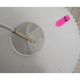 Outlet - Nordlux Milford lampa wisząca 1x40W biały opal/mosiądz 2213213001