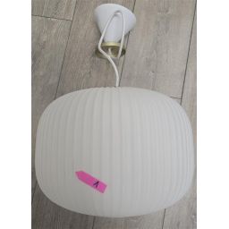 Outlet - Nordlux Milford lampa wisząca 1x40W biały opal/mosiądz 2213213001