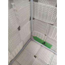 Outlet - Kela Alvaro koszyk łazienkowy 29,5x20,5 cm biały 23020