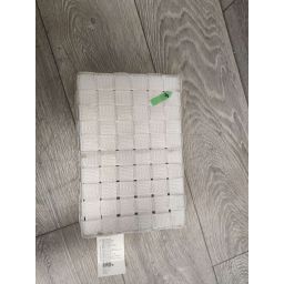 Outlet - Kela Alvaro koszyk łazienkowy 29,5x20,5 cm biały 23020