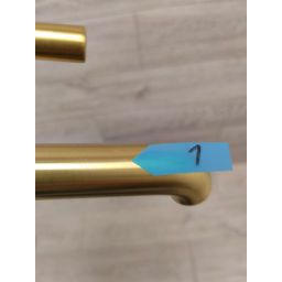 Outlet - Oltens Molle Slim bateria umywalkowa stojąca złoto szczotkowane 32203810