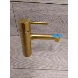 Outlet - Oltens Molle Slim bateria umywalkowa stojąca złoto szczotkowane 32203810