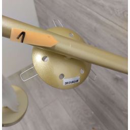 Outlet - Candellux Duo lampa wisząca 3x15W złota/biała 33-01276