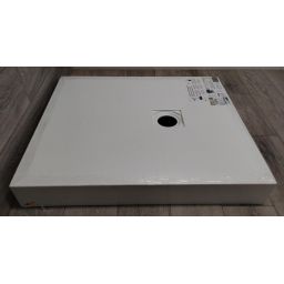 Outlet - Schedpol New Horizons White Stone brodzik 90x80 cm prostokątny biały 3.3355/B/ST-M2