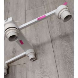 Outlet - TK Lighting Mona plafon 4x15 W biały 3442