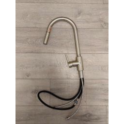 Outlet - Oltens Litla bateria kuchenna stojąca z wyciąganą wylewką nikiel 35204910