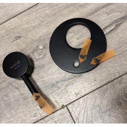 Outlet - Kludi Bozz bateria wannowo-prysznicowa podtynkowa czarny mat 387163976