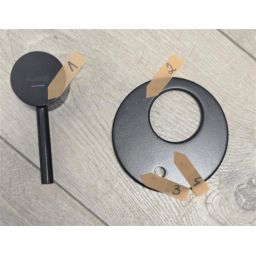 Outlet - Kludi Bozz bateria wannowo-prysznicowa podtynkowa czarny mat 387163976