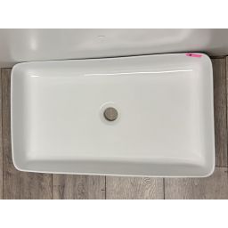 Outlet - Oltens Lustra umywalka 60,5x35 cm prostokątna nablatowa biała 40306000