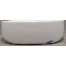 Outlet - Oltens Hamnes Thin umywalka 49,5x35,5 cm nablatowa owalna biała 40319000