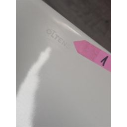 Outlet - Oltens Hamnes Thin umywalka 49,5x35,5 cm nablatowa owalna z powłoką SmartClean biała 40819000