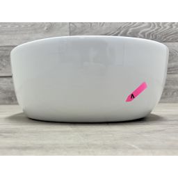 Outlet - Oltens Hamnes Thin umywalka 49,5x35,5 cm nablatowa owalna z powłoką SmartClean biała 40819000
