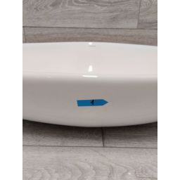 Outlet - Oltens Vala umywalka 59x39 cm nablatowa owalna z powłoką SmartClean biała 40825000