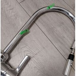 Outlet - Kludi Bingo Star bateria kuchenna stojąca z wyciąganą wylewką chrom 428520578