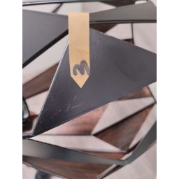 Outlet - Eglo Carlton lampa wisząca 1x60W czarny/miedź 49997