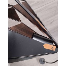 Outlet - Eglo Carlton lampa wisząca 1x60W czarny/miedź 49997