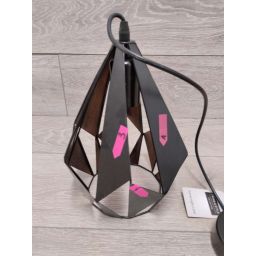 Outlet - Eglo Carlton lampa wisząca 1x60W czarny/miedź 49997