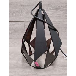 Outlet - Eglo Carlton lampa wisząca 1x60W czarny/miedź 49997