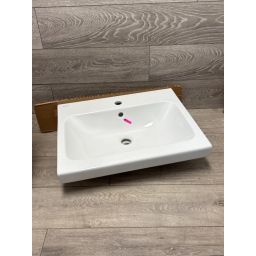 Outlet - Geberit iCon Light umywalka 60x48 cm nablatowa biała 501.847.00.1