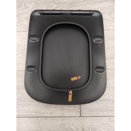 Outlet - LaVita Nautilius deska sedesowa czarny mat