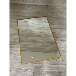 Outlet - Baltica Design Tiny Border Straight lustro 90x60 cm prostokątne rama złota