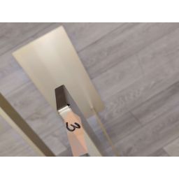 Outlet - Baltica Design Ove II Gold wieszak na ręczniki 60 cm stojący złoty