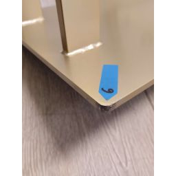 Outlet - Baltica Design Ove II Gold wieszak na ręczniki 60 cm stojący złoty