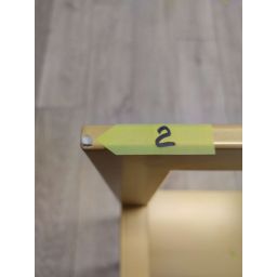 Outlet - Baltica Design Ove II Gold wieszak na ręczniki 60 cm stojący złoty