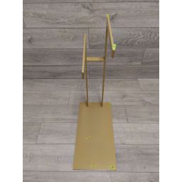 Outlet - Baltica Design Ove II Gold wieszak na ręczniki 60 cm stojący złoty