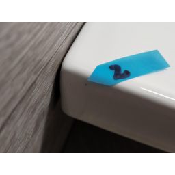 Outlet - LaVita Kalifornia 80 umywalka 81x39 cm meblowa biały połysk